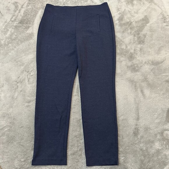 Chico's Pants - Chico's Navy Blue Pull On Ponte Pants size .5 US 6 Trousers